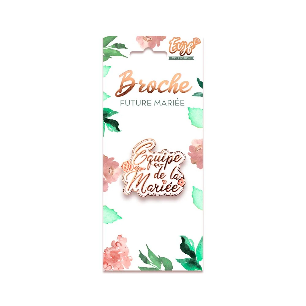 broche team mariée