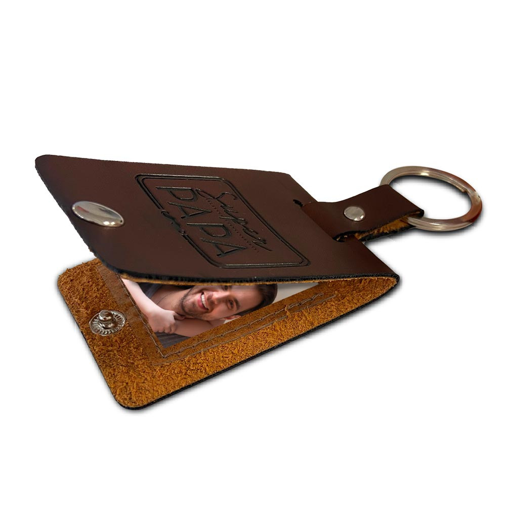 porte clé papa photo